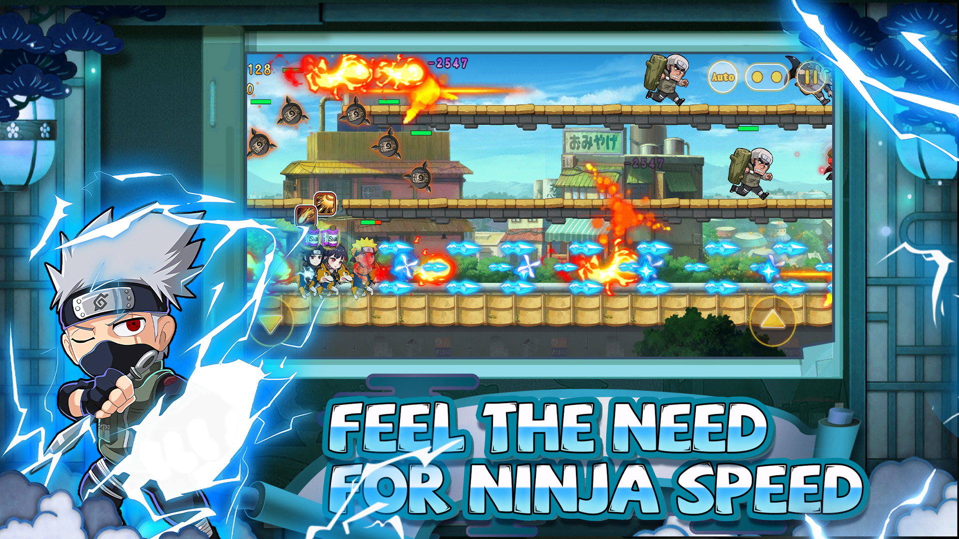 Ninja Run need for speed advert